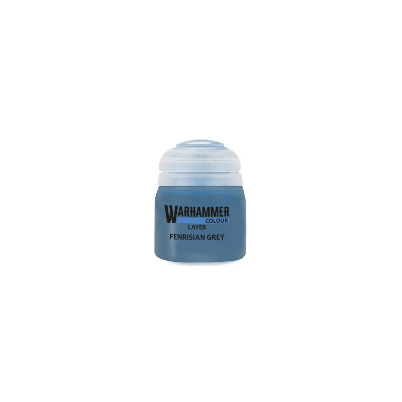 Warhammer colour : Pot de peinture Layer - Fenrisian Grey