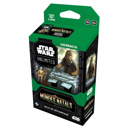 Star Wars Unlimited : Mondes Natals - Deck de Démarrage : Chewbacca