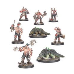 Goliath Forge Bosses and Sumpkrocs | Necromunda | Agorajeux