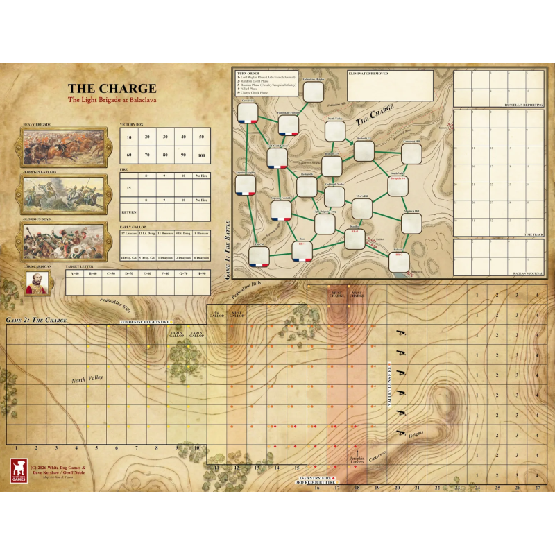 The Charge: The Light Brigade at Balaclava - Carte toilée