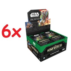 Boite de lot de 6 displays SW Unlimited: set 9 Home Worlds (EN) - Précommande