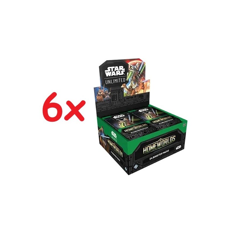 lot de 6 displays SW Unlimited: set 9 Home Worlds (EN)