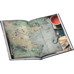 Horreur à Arkham le jeu de rôle : Les Rêves de Kingsport :plan en couleur