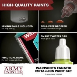 Warpaints Fanatic : Metallics Set | The Army Painter | Agorajeux