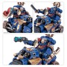 Space Marines - Capitaine à moto | Warhammer 40000 | Agorajeux