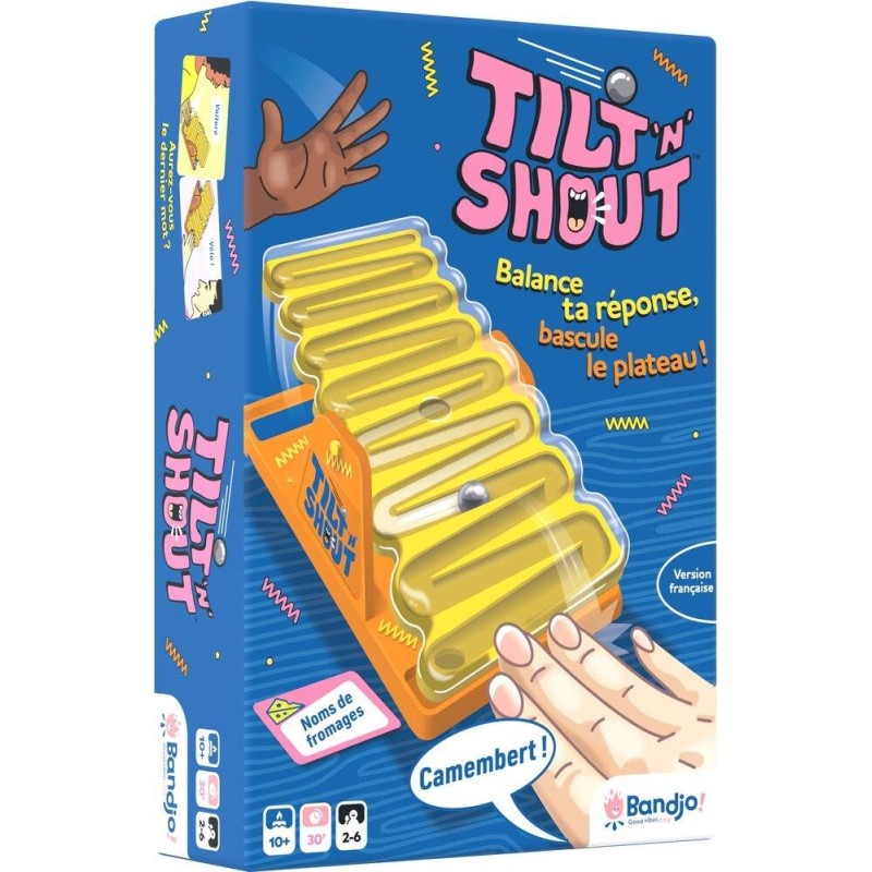 tilt'n shout boite de jeu