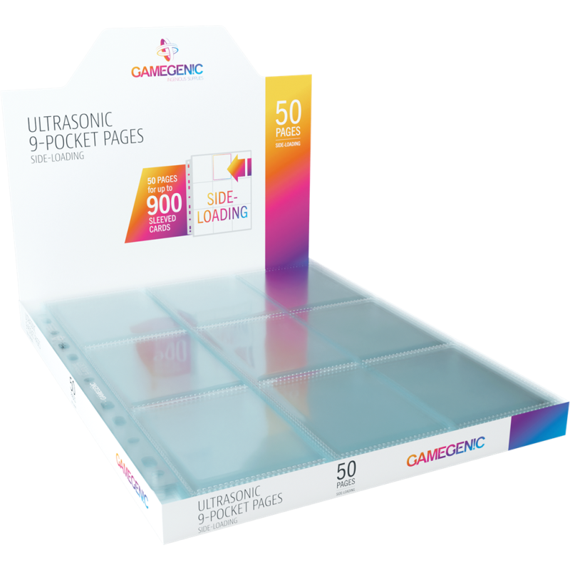 Gamegenic 9 pochettes 50 feuilles pour classeur