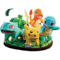 4D Build Pokémon - Diorama Région Kanto | Spin Master | Agorajeux