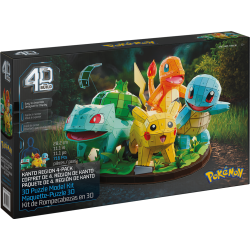 4D Build Pokémon - Diorama Région Kanto | Spin Master | Agorajeux