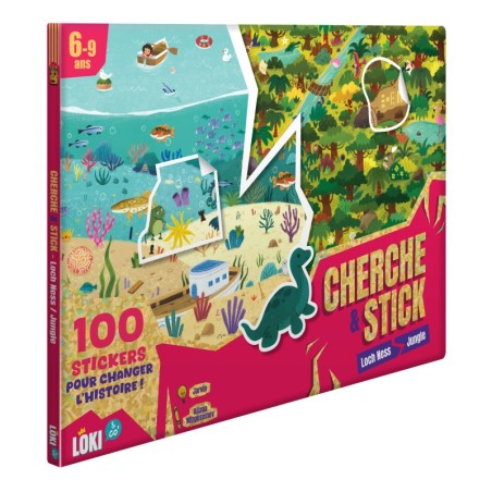 Visuel : Cherche & Stick : Loch Ness & Jungle 2
