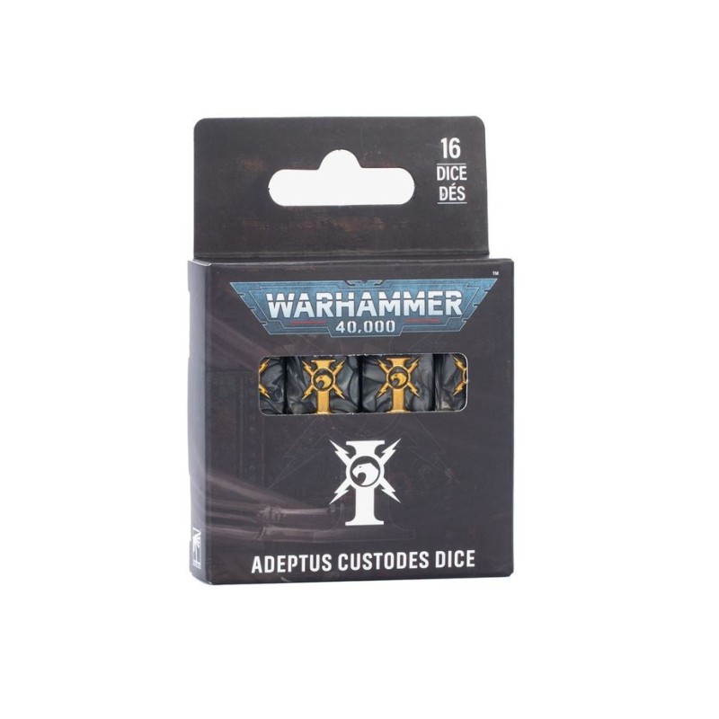 Warhammer 40,000 – Dés de l’Adeptus Custodes - Précommande