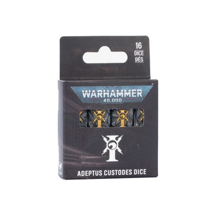 Warhammer 40,000 – Dés de l’Adeptus Custodes