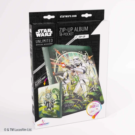 Star Wars Unlimited : Zip-Up Album 18-Pocket - The First Legion & Teebo