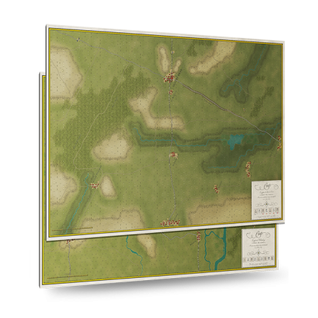 Battles of Napoleon : Quatre Bras 1815 : Mounted Maps