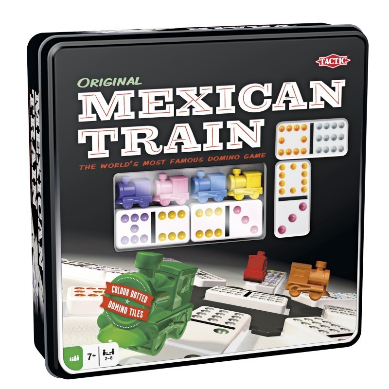 Mexican Train Dominoes Boite Métal