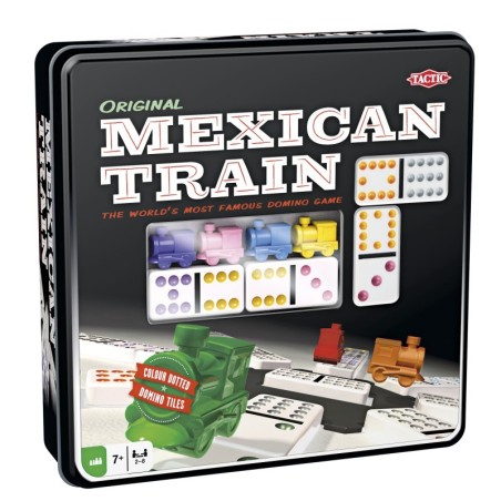 Mexican Train Dominoes Boite Métal