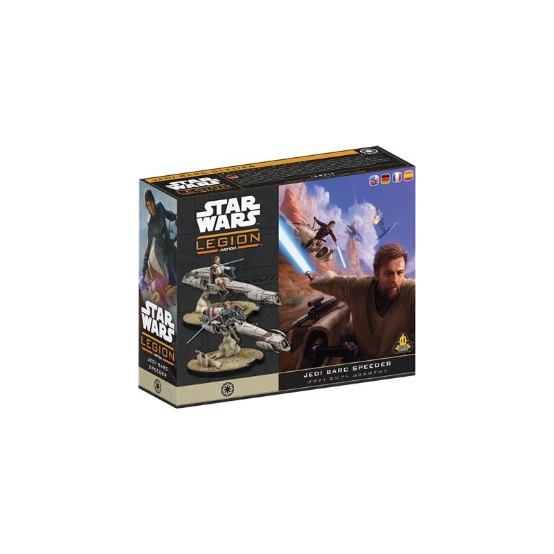 Star Wars : Légion - Jedi General on BARC Speeder