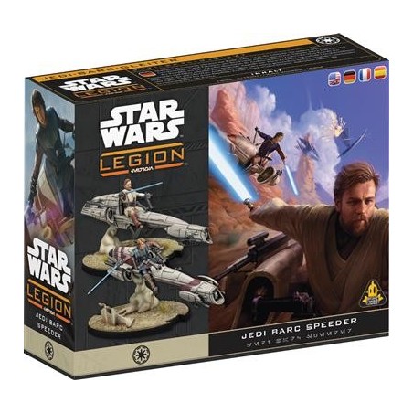 Star Wars : Légion - Jedi General on BARC Speeder