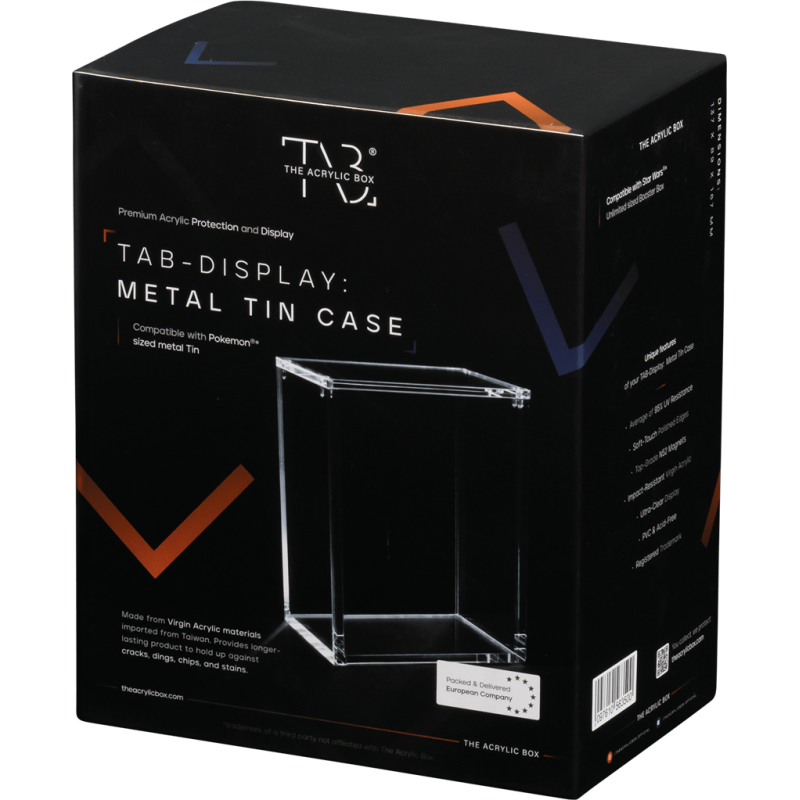 TAB - Display : Metal tin Case
