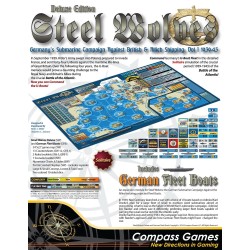 Steel Wolves and German Fleet Boats, Deluxe Edition - Compass Games - Agorajeux