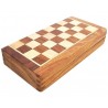 Jeu d'échecs en bois - pliant