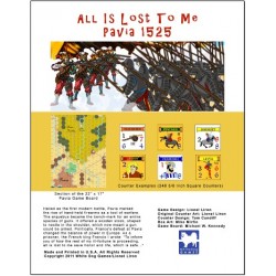 Acheter All is Lost to me : Pavia 1525 - White Dog Games - Boutique Agorajeux