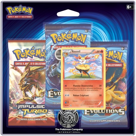 Tri Pack Pokémon XY12 Roussil