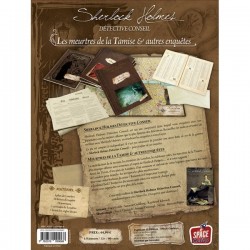 Sherlock Holmes - Détective Conseil : Les Meurtres de la Tamise et Autres Enquêtes - Boutique Agorajeux