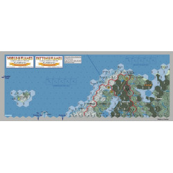 World in Flames Collector's Edition Scandinavian Mounted Map