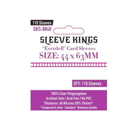 Sleeve Kings Everdell 44x63 mm (110)