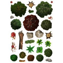 Add-On Scenery for RPG Maps - Wilderness