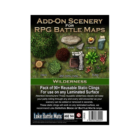 Add-On Scenery for RPG Maps - Wilderness
