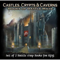 Buy Castles Crypts and Caverns Books of Battle Mats - Loke - Agorajeux