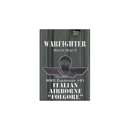 Buy Warfighter WWII - exp81 - Italian Airborne - Agorajeux Gamestore