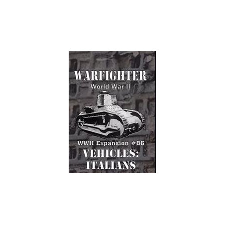 Buy Warfighter WWII - exp86 - Vehicles Italian Army - Agorajeux Gamestore
