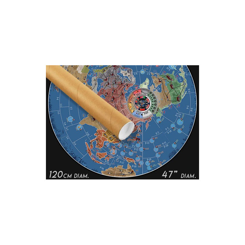 WAR ROOM: Jumbo Map - Neoprene (47" diameter)