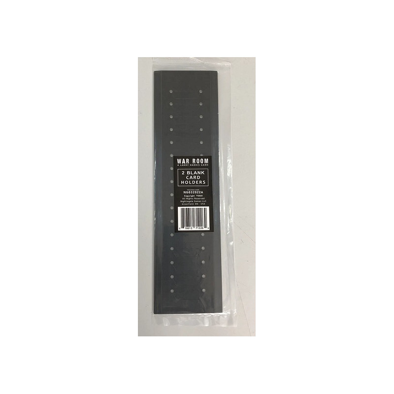 WAR ROOM: Blank Black Card Holder (2)