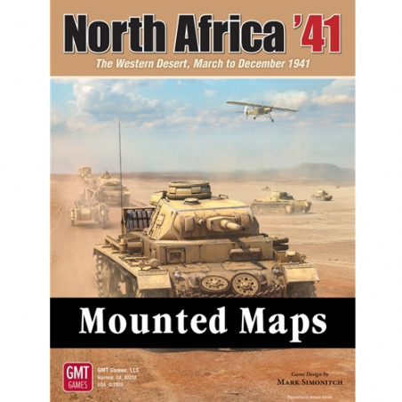 Buy North Africa '41 mounted maps - Agorajeux game store