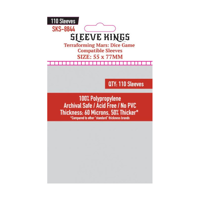 Sleeve Kings Terraforming Mars: Dice Game 55x77 mm (110)