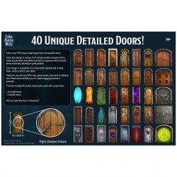 Buy Big Box of Dungeon Doors - Loke Battle Mats - Agorajeux