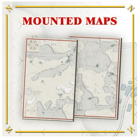 Buy Battles of Napoleon: Eylau 1807 Mounted Maps - Agorajeux Gamestore