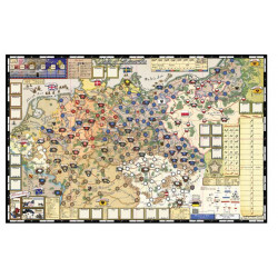 Clash of Sovereigns Mounted Map - GMT Games - Agorajeux shop