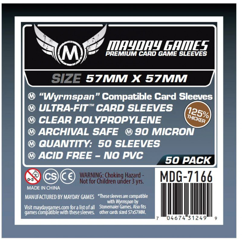 PREMIUM Sleeves Wyrmspan 57x57 mm (50)