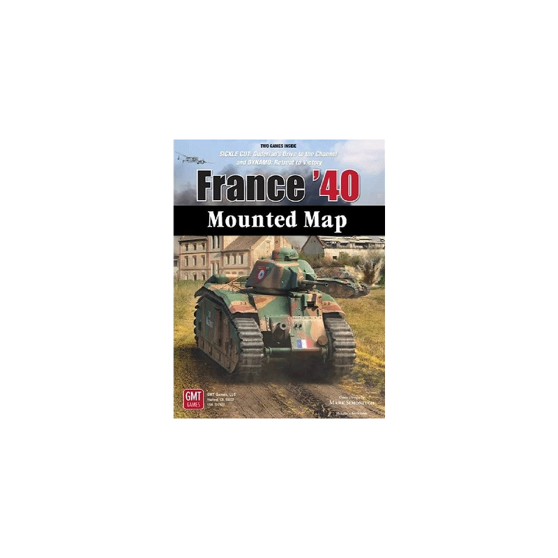 France '40 Mounted Map