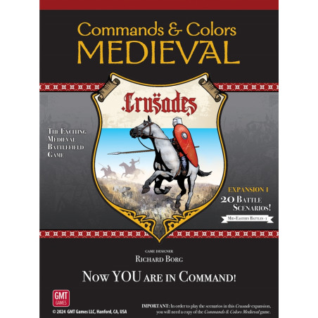 Buy Commands & Colors Medieval : Crusades Expansion - Agorajeux Gamestore