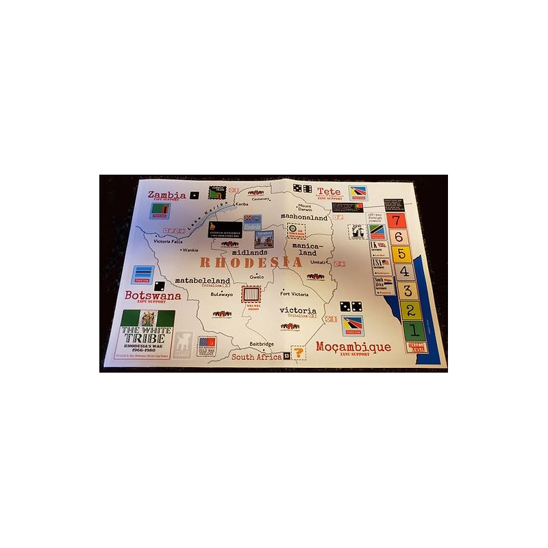 The White Tribe - canvas map