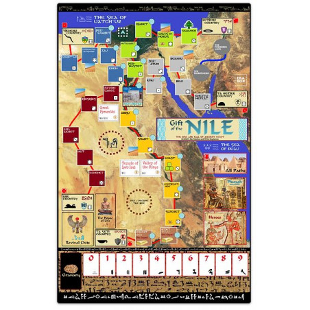 Buy  Gift of the Nile canvas map - Agorajeux Gamestore