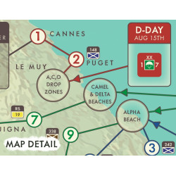 Buy Operation Dragoon 1944 (Solitaire) - Agorajeux Gamestore