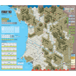 Buy Italy '43 Mounted Map + 2" Box | Agorajeux Gamestore