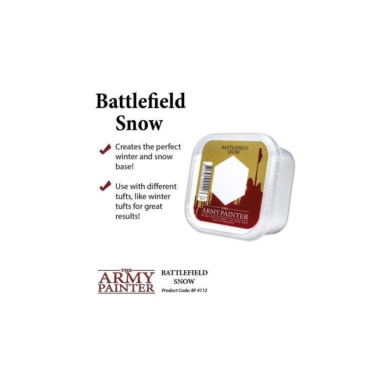 Army Painter - Battlefield Basing: Snow